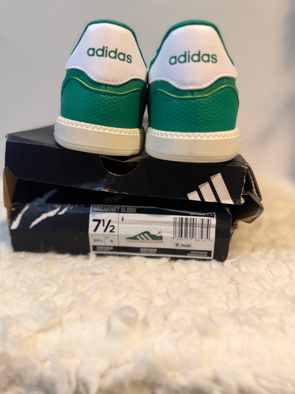 adidas Kids Green Low-Top Sneakers